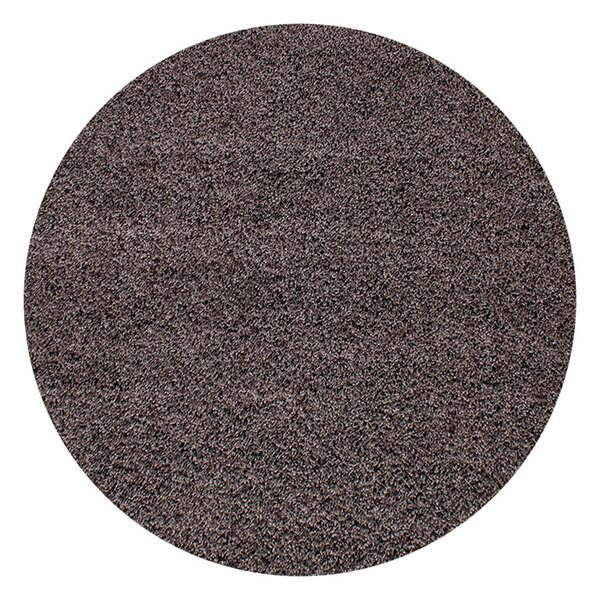 Ayyildiz koberce Kusový koberec Dream Shaggy 4000 taupe kruh - 120x120 (priemer) kruh cm