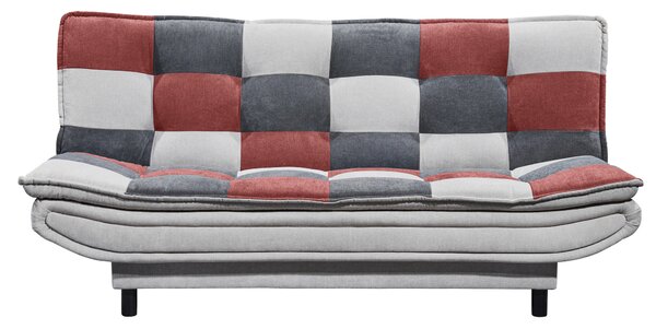 ROZKLADACIA POHOVKA, textil, kompozitné drevo, strieborná, bobuľová, tmavosivá MID.YOU - Sedačky, Online Only