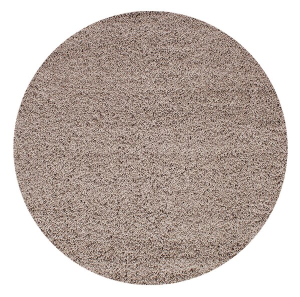 Ayyildiz koberce Kusový koberec Dream Shaggy 4000 beige kruh - 120x120 (priemer) kruh cm