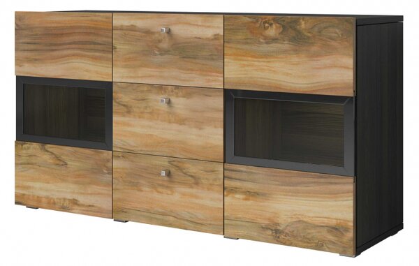 Obývacia stena BAROS touchwood-orech satin