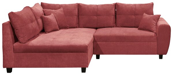 ROHOVÁ SEDAČKA, textil, kompozitné drevo, bobuľová MID.YOU - Sedačky, Online Only