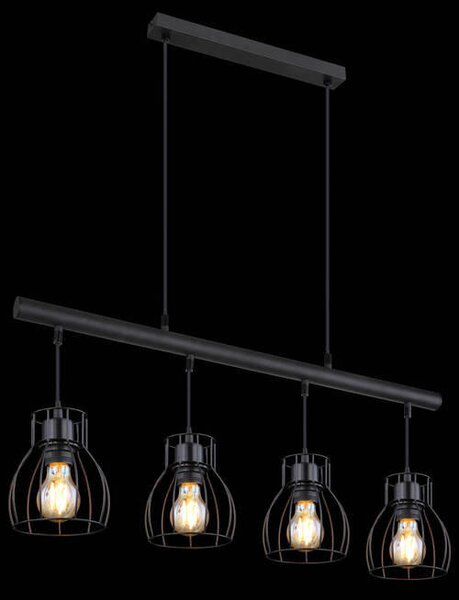 ZÁVESNÉ LED SVIETIDLO, 77/14/120 cm Globo - Interiérové svietidlá