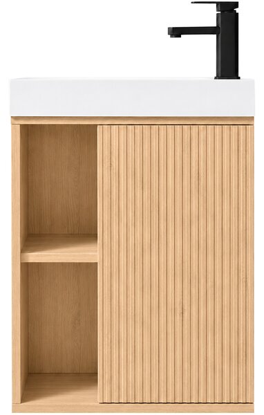 CERANO - Skrinka pod umývadlo do WC Sofia - dub Vicenza - 49,5x62x25 cm