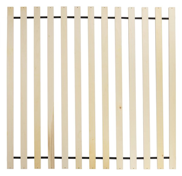 Posteľ tmavohnedá drevená 160 x 200 cm bez čela nízka konštrukcia minimalistický dizajn spálňa