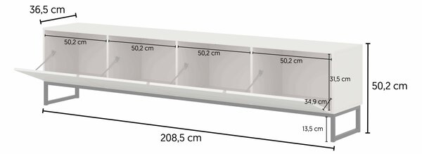 PROFI obývacia stena LOFT