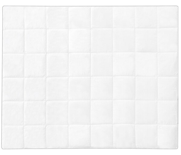 Posteľná prikrývka biela bavlna Japara 155 x 220 cm antialergický celoročný paplón spálňa