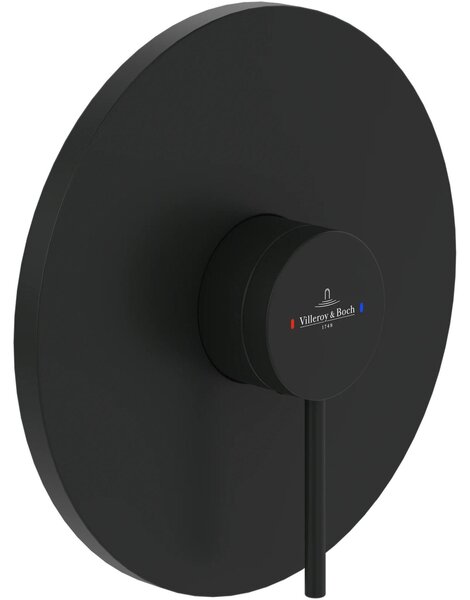 Villeroy & Boch Sprchová batéria pre jednoosobové kúpeľne, séria Loop & Friends, 170 x 170 x 37 mm, matná čierna, 1 ks