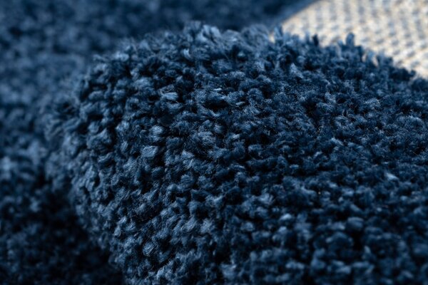 Dywany Łuszczów , Kusový koberec Berber 9000 navy, 80x150, modrá, obývacia izba