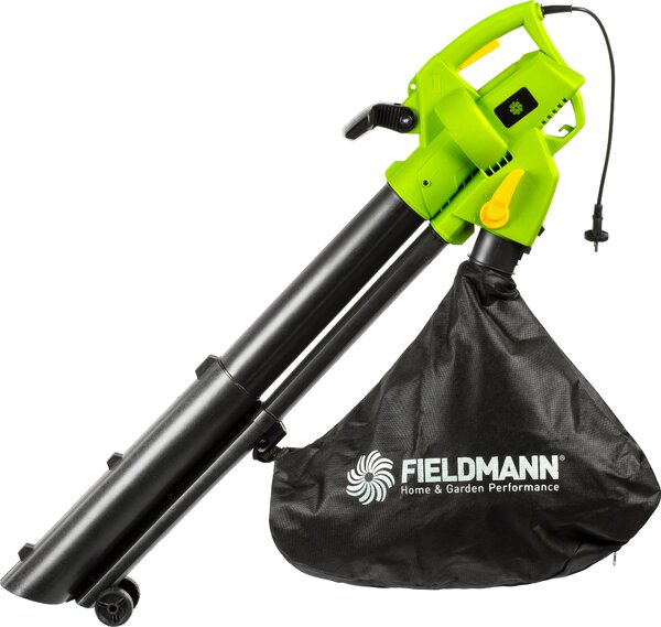 FIELDMANN FZF 4008-E Elektrický záhradný vysávač, 3 funkcie - fúkanie / drvenie / vysávanie, príkon 3 000 W, rýchlosť vzduchu 240 km/h