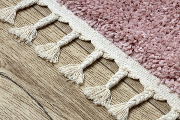 Dywany Łuszczów, Kusový koberec Berber 9000 pink, 80x150, ružová, obývacia izba