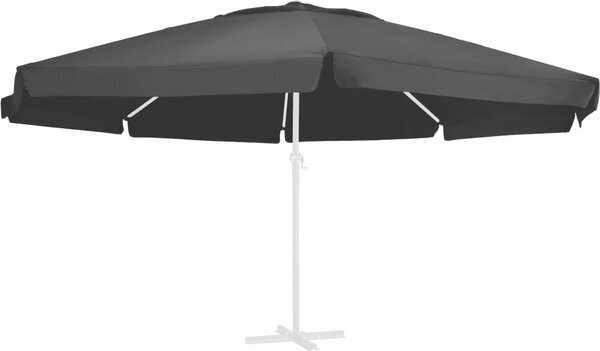 Maison Exclusive – náhradný poťah na slnečník, čierny, 610 cm