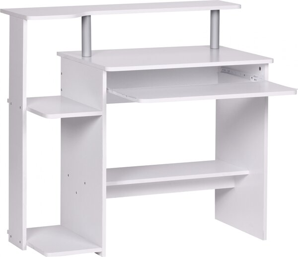 Počítačový stôl WL1.153 White 94 x 90 x 48 cm Stôl na notebook