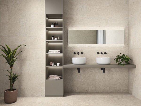 Wattle Stoneland Ivory 30x90