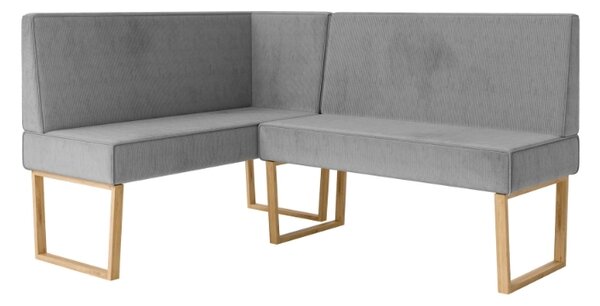 Rohová jedálenská lavica Milano - Kameleon Farba: Kameleon 04, Veľkosť: 130x170 cm, Farba nožičiek: Prírodné