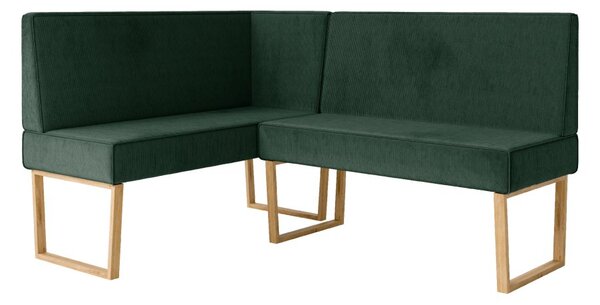 Rohová jedálenská lavica Milano - Kameleon Farba: Kameleon 04, Veľkosť: 130x170 cm, Farba nožičiek: Prírodné