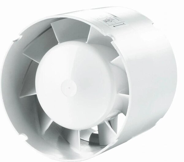 SIKU rúrkový ventilátor, DM 100 mm, guľôčkové ložisko, 1 ks