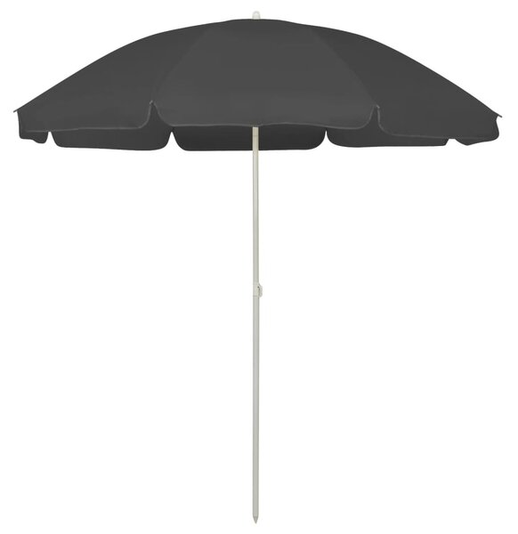 Maison Exclusive - Plážový slnečník, antracitový 240 cm