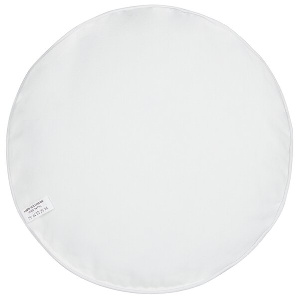 Sada 2 záhradných vankúšov ružová polyester ⌀ 40 cm abstraktný vzor moderný štýl vonkajšie dekorácie vodoodolné