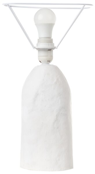 Stolná lampa biela papier-mâché hlina ručná výroba stolová lampa na nočný stolík moderný štýl obývačka spálňa