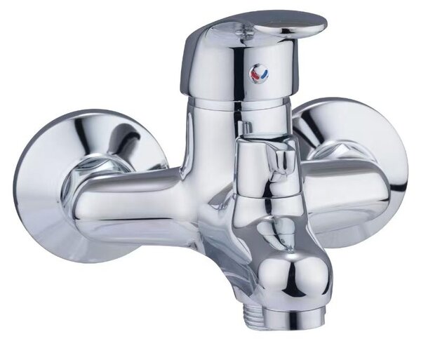 Vaňová batéria ZORA s keramickým prepínačom, rozstup 100mm, chróm
