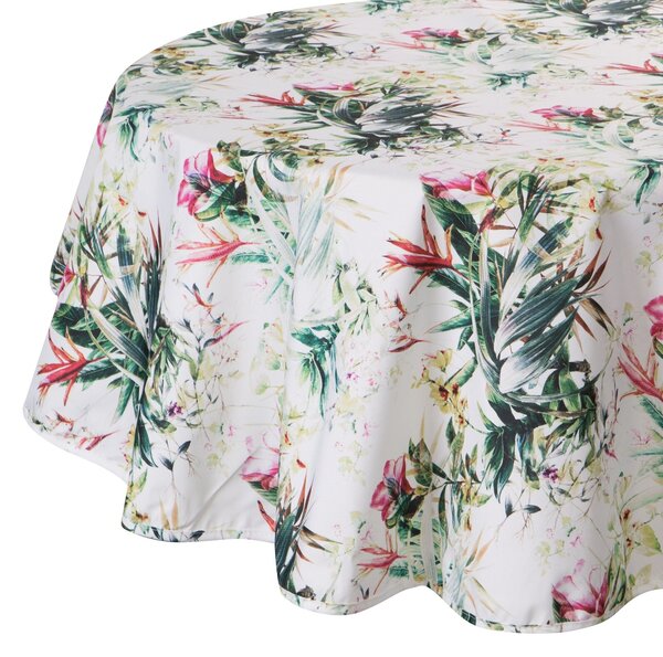 ZÁHRADNÝ VODEODOLNÝ OBRUS GARDEN (FI) 150 CM KVETY