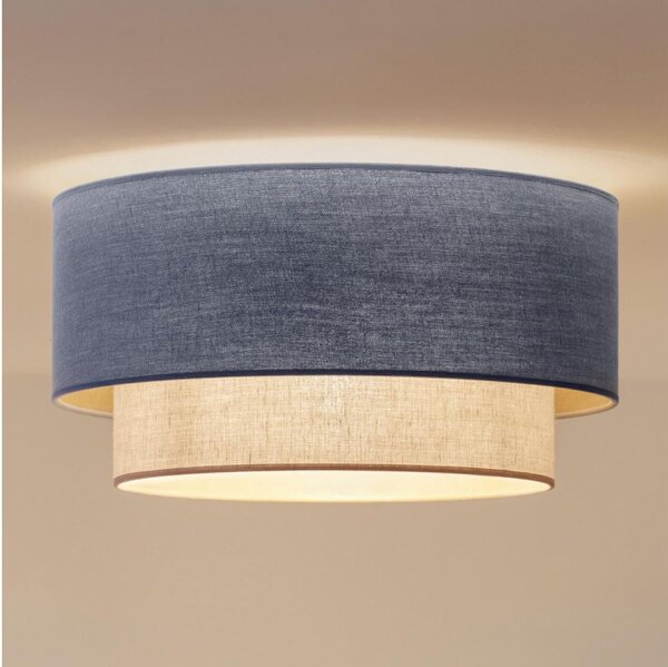 Brilagi - LED stropné svietidlo BOHO ECO 1xE27/10W/230V priemer 40 cm modrá/krémová