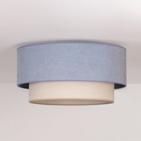 Brilagi - LED stropné svietidlo BOHO ECO 1xE27/10W/230V priemer 40 cm modrá/krémová