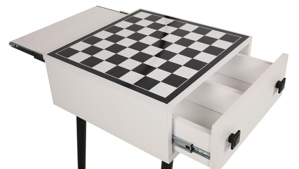 NovýNábytok.sk Šachový stolík Chess (Biela + Čierna). Vlastná spoľahlivá doprava až k Vám domov. 1072667