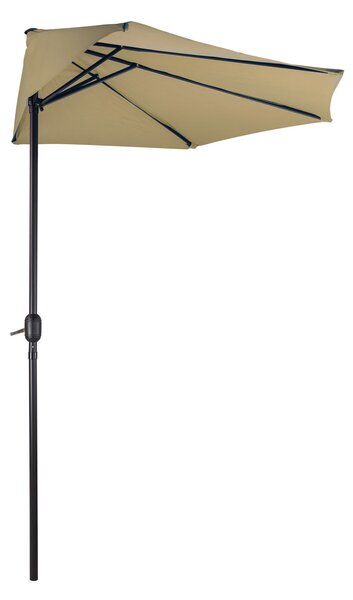 Polkruhový slnečník 300 cm La Spezia, béžový