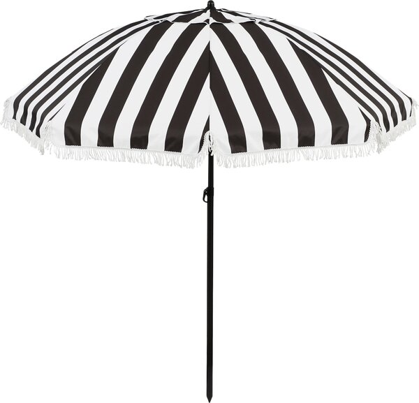 Slnečník In The Mood Collection Osborn - H238 x Ø220 cm - čierna, biela