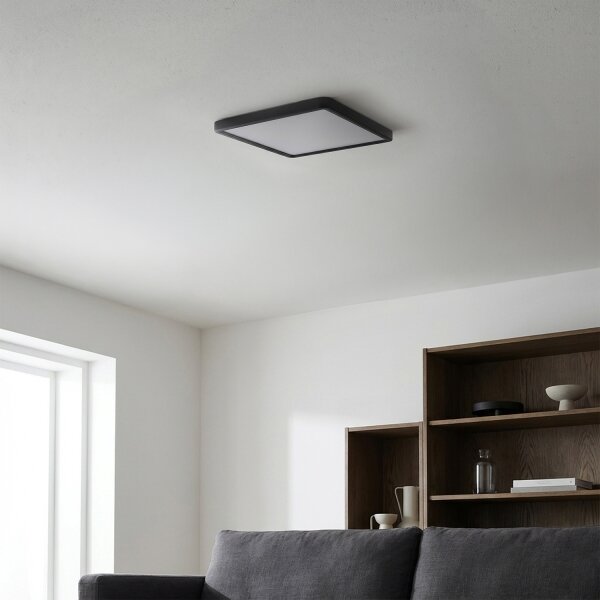 Brilagi -LED stmievateľné stropné svietidlo ESTELA SQUARE LED/36W/230V 31x31 cm čierna+DO