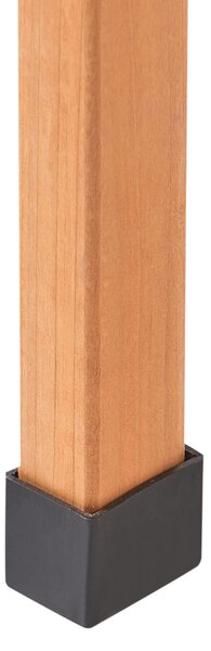 Záhradný stôl na presádzanie svetlohnedý jedľové drevo 79 x 37 x 89 cm pozinkované železo pracovná doska moderný rustikálny štýl