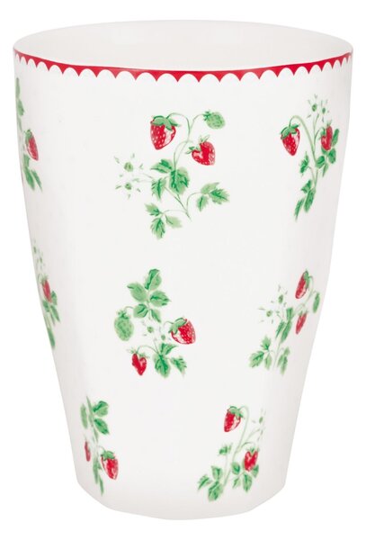 Latte hrnček Berry White 400 ml