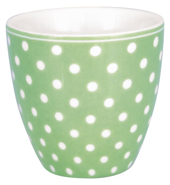 Mini latte cup Dotty Pale Green 130 ml
