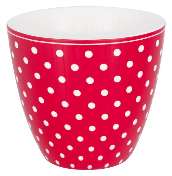 Latte cup Dotty Red 300 ml