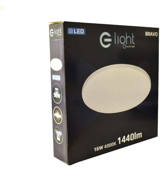 Stropné LED svietidlo Bravo, 1x LED 16w, 4000k, ch
