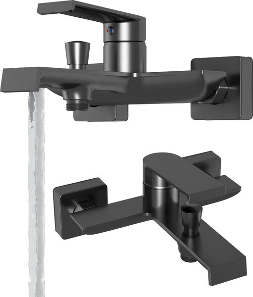 Granitan | Kúpeľňová batéria Bali - Gun Grey - Minimalistický dizajn - Úspora vody a odolnosť