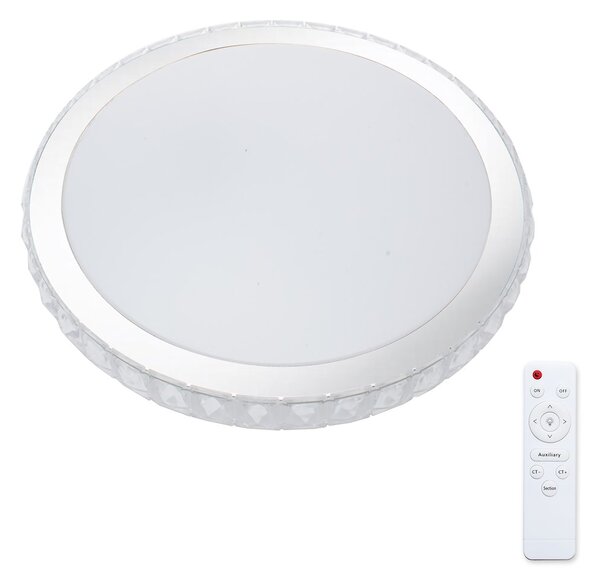 Stropné LED svietidlo Layla, 1x LED 33w, 3000-6000k, w/ch, s ovládačom