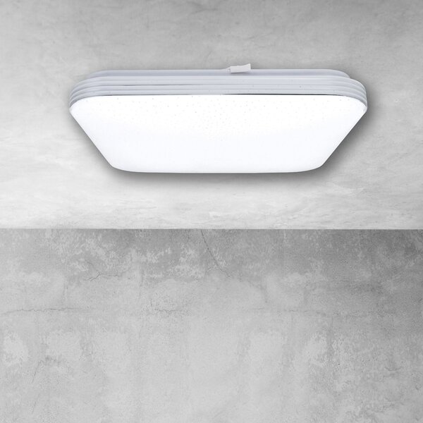 Stropné LED svietidlo Palermo, 1x LED 33w, 3000-6000k, w, s ovládačom