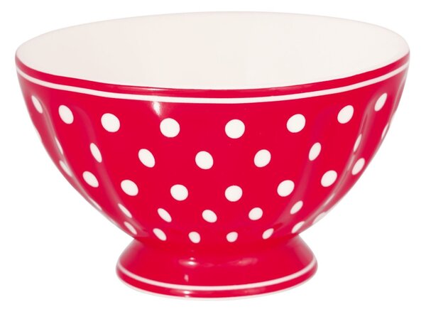 Francúzska miska Dotty Red 150 ml