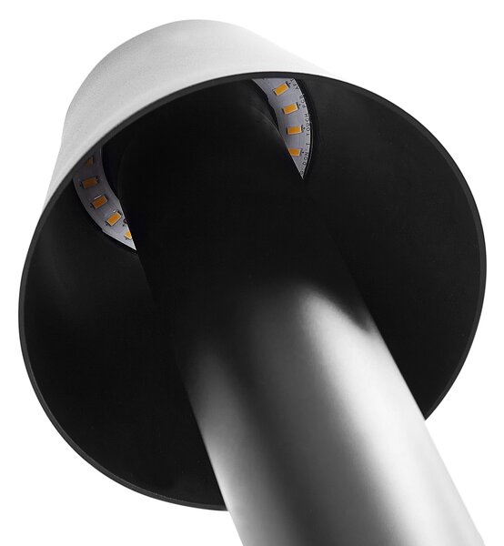 Vonkajšie stĺpikové LED svietidlo čierne hliníkové 60 cm vonkajšie osvetlenie chodníka moderná záhradná lampa