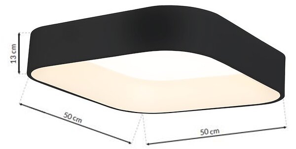 Stropné LED svietidlo Astro, 1x LED 40w, 3000-4000k, b