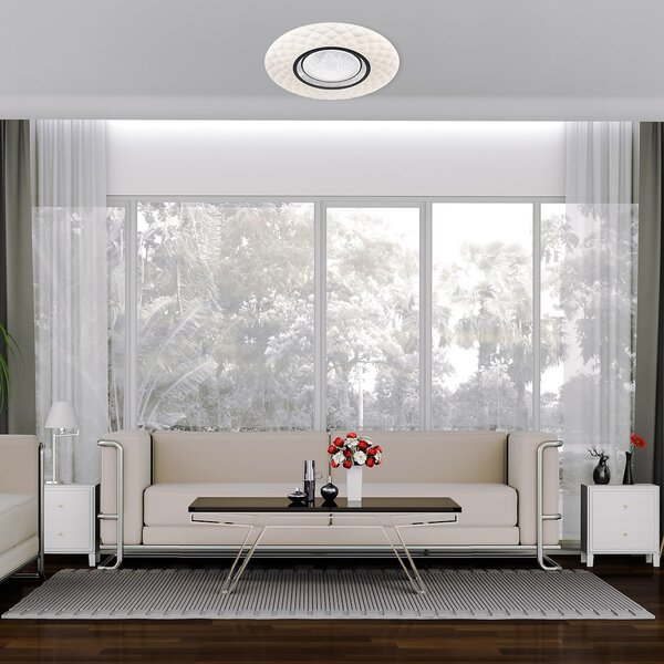 Stropné LED svietidlo Tokyo, 1x LED 24w, 3000-6000k, w/ch, s ovládačom