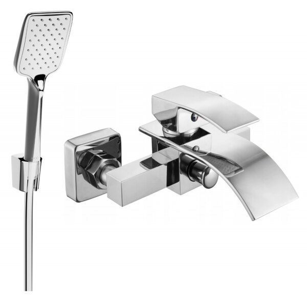 Mexen Aries R62 vaňová batéria so sprchovacím setom, chrómová - 74483R62-00