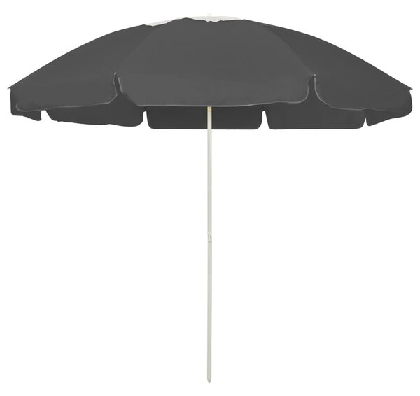 Maison Exclusive - Plážový slnečník, antracitový 240 cm