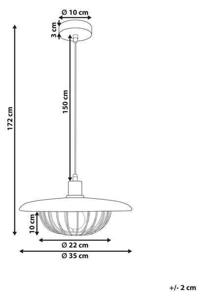 Závesná lampa zlatá a hnedá kovová železná retro industriálne stropné svietidlo obývacia izba spálňa