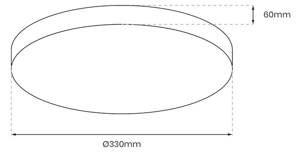 Stropné LED svietidlo Maya, 1x LED 15w, 4000k, b