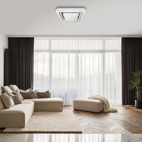 Stropné LED svietidlo Cameron, 1x LED 38w, 3000-6000k, w/ch, s ovládačom