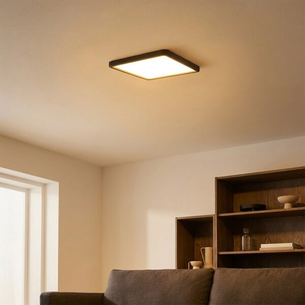 Brilagi - LED stropné svietidlo ESTELA SQUARE LED/24W/230V 31x31 cm čierna
