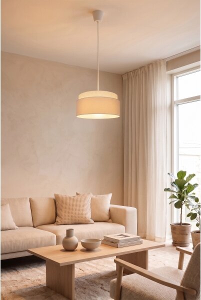 Brilagi - Luster na lanku PADOVA 1xE27/60W/230V pr. 40 cm krémový